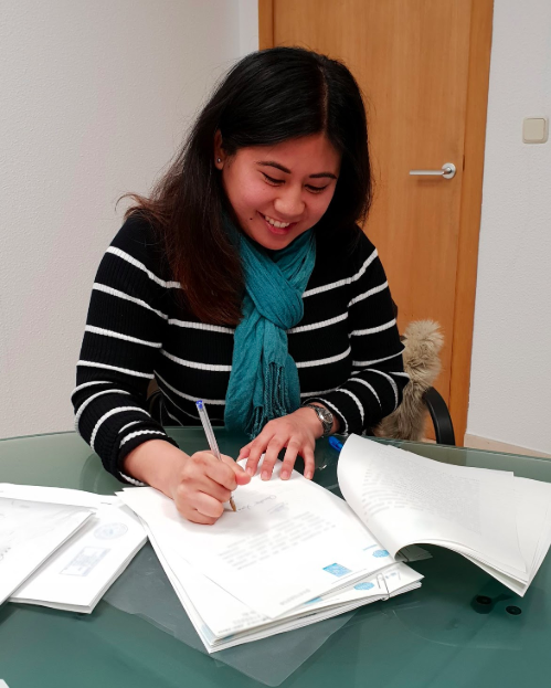 Signing the deed and becoming a homeowner!