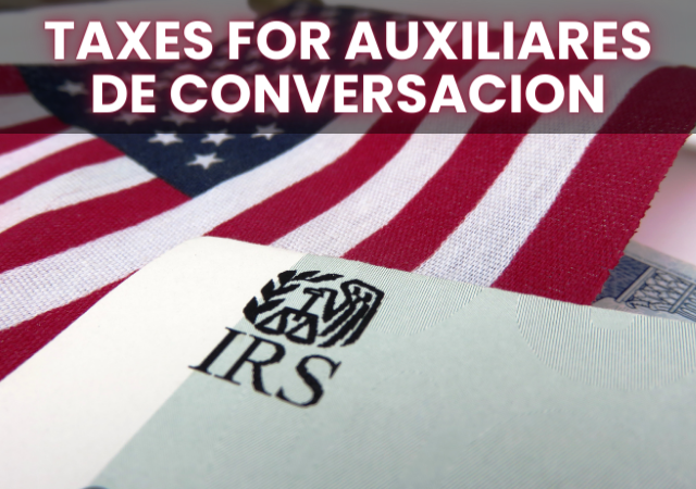 Taxes for Auxiliares de Conversacion