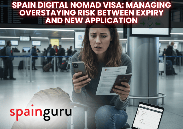 Spain Digital Nomad Visa: Managing Overstaying Risk Between Expiry and New Application