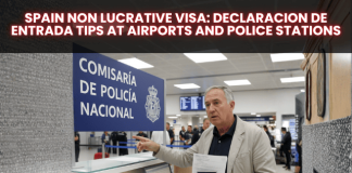Spain Non Lucrative Visa: Declaracion de Entrada Tips at Airports and Police Stations Spain Non Lucrative Visa: Declaracion de Entrada Tips at Airports and Police Stations