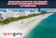 Spain Non Lucrative Visa (Miami): Detailed Appointment Experience – October 2025 Spain Non Lucrative Visa (Miami): Detailed Appointment Experience – October 2025