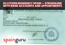 EU Citizen Residency Spain — Struggling with Bank Accounts and Appointments EU Citizen Residency Spain — Struggling with Bank Accounts and Appointments