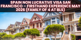 Spain Non Lucrative Visa San Francisco – Firsthand Experience May 2026 (Family of 4 at BLS) Spain Non Lucrative Visa San Francisco – Firsthand Experience May 2026 (Family of 4 at BLS)