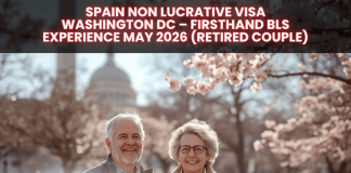 Spain Non Lucrative Visa Washington DC – Firsthand BLS Experience May 2026 (Retired Couple) Spain Non Lucrative Visa Washington DC – Firsthand BLS Experience May 2026 (Retired Couple)