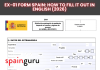 EX-01 Form Spain: How to Fill It Out in English (2026) EX-01 Form Spain: How to Fill It Out in English (2026)