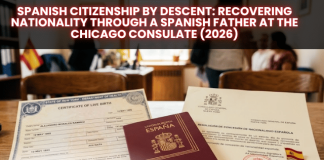 Spanish Citizenship by Descent: Recovering Nationality Through a Spanish Father at the Chicago Consulate (2026) Spanish Citizenship by Descent: Recovering Nationality Through a Spanish Father at the Chicago Consulate (2026)